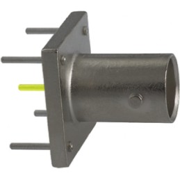 30 pcs - TE Connectivity, jack PCB Mount BNC Connector, 50Ω, Through Hole Termination, Straight Body