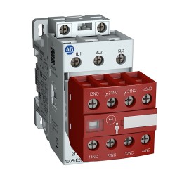1 pcs - Rockwell Automation 100S-E Safety Contactors Series Contactor, 24 - 60 V ac Coil, 3-Pole, 32 A, 4NC