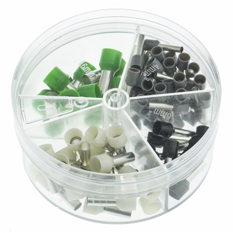 1 pcs - RS PRO German Colour Coded Bootlace Ferrule Crimp terminal Kit