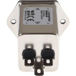 1 pcs - Schaffner 6A, 250 V ac Male Panel Mount IEC Inlet Filter FN9260-6-06, Faston 2 Fuse