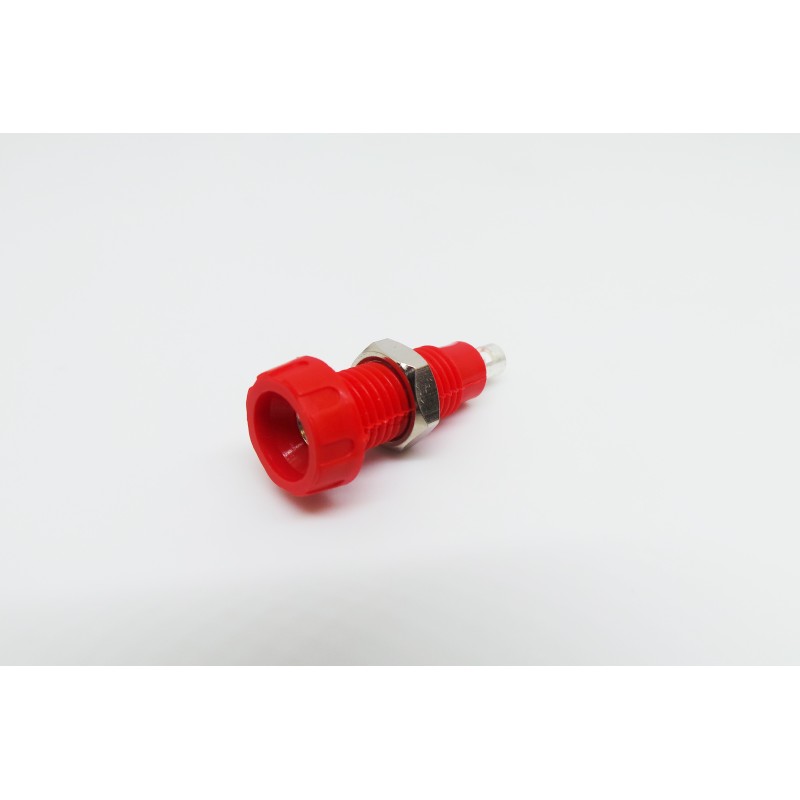 1 pcs - RS PRO Red Female Banana Socket, 4 mm Connector, Solder Termination, 10A, 50V, Silver Plating