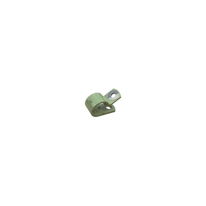 1 pcs : NM-13-R13 - Cable Mounting & Accessories MS25281-R13, Loop Clamp ,Green,13/16 in Hold, Clamp w/Eyelet,Green