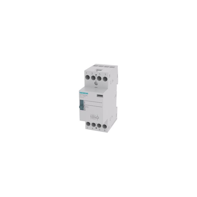 1 pcs - Siemens 5TT Series Contactor, 24 V ac/dc Coil, 4-Pole, 25 A, 4NO, 400 V ac