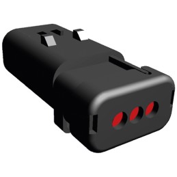 1 pcs - TE Connectivity, AMPSEAL 16 Automotive Connector Plug 3 Way