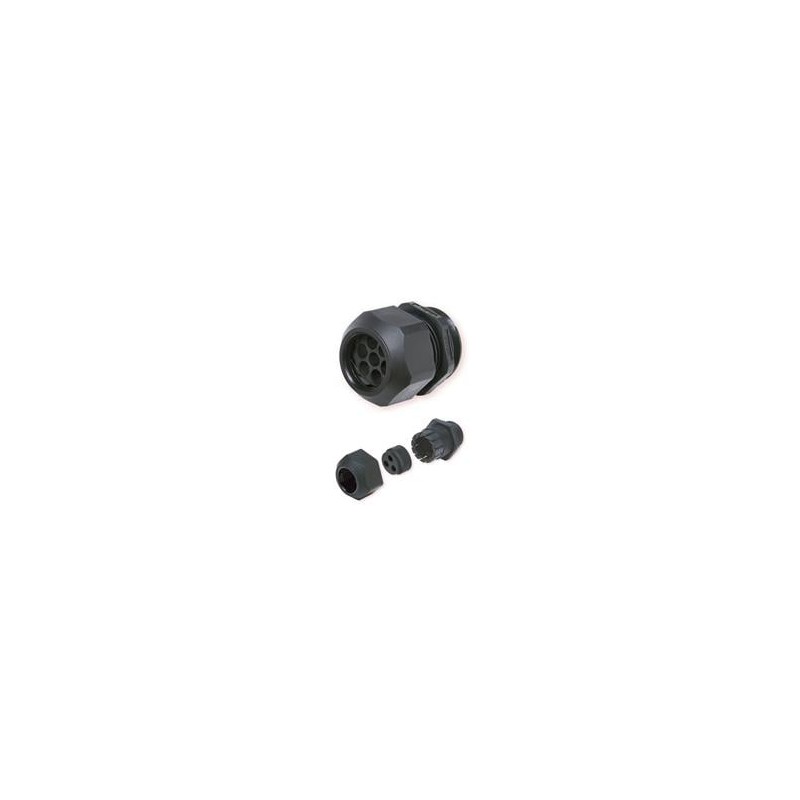 1 pcs : M3234GAQ - Cable Glands, Strain Reliefs & Cord Grips LTCG 3/4 NPT BLK 2-8.0mm HOLES