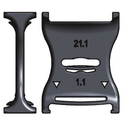 1 Bag of 10 - Igus Cable Trunking Accessory, 1400, e-chain