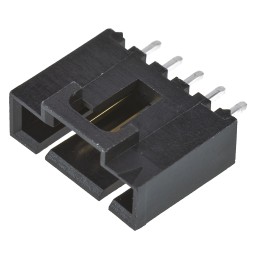 10 pcs - Molex SL Series Straight Through Hole PCB Header, 5 Contact(s), 2.54mm Pitch, 1 Row(s), Shrouded