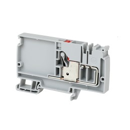 20 pcs - Rockwell Automation 1492-P Series Grey DIN Rail Terminal Block, 10mm², Push In Termination, ATEX