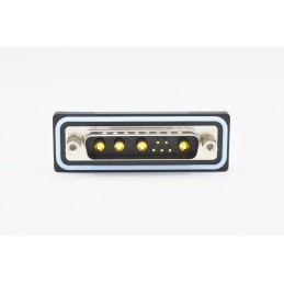 1 pcs - Norcomp CDF 25 Way Solder D-sub Connector Plug, 2.77mm Pitch, with 4-40 Screw Locks