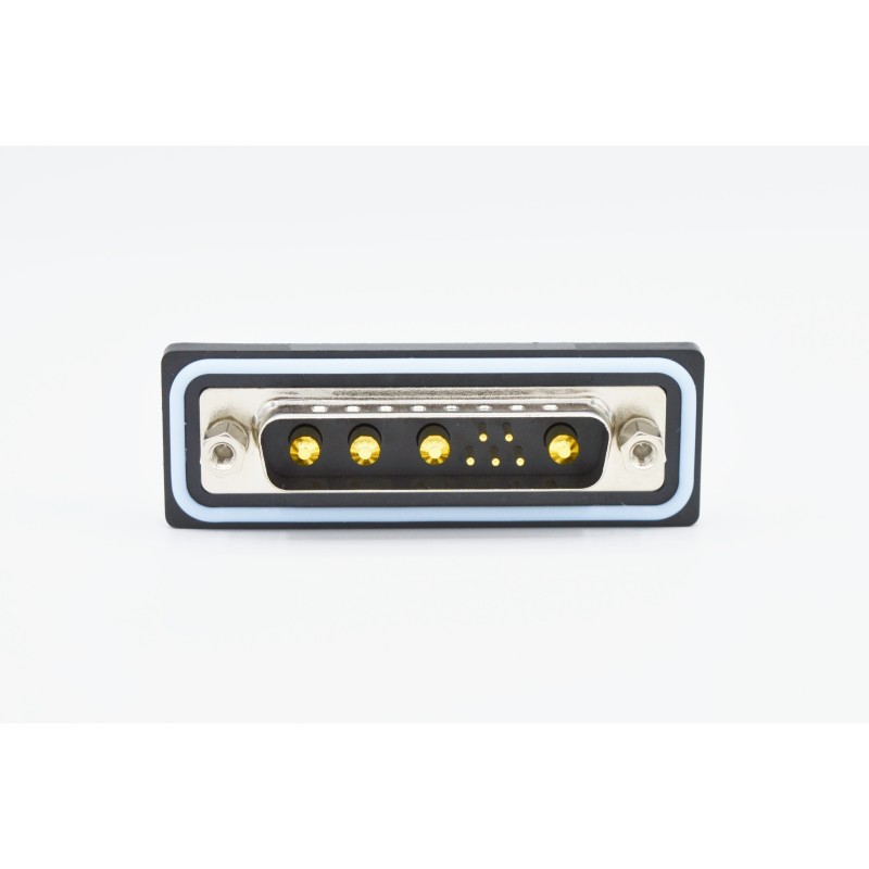 1 pcs - Norcomp CDF 25 Way Solder D-sub Connector Plug, 2.77mm Pitch, with 4-40 Screw Locks