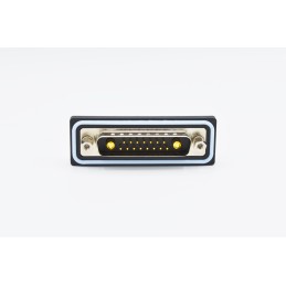 1 pcs - Norcomp CDF 25 Way Vertical Solder D-sub Connector Plug, 2.77mm Pitch, with 4-40 Screw Locks