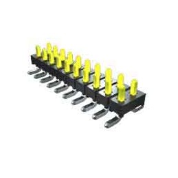 10 pcs - Samtec TMM Series Straight Through Hole Pin Header, 2 Contact(s), 2.0mm Pitch, 1 Row(s), Unshrouded