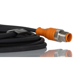 1 pcs - Lumberg Automation Straight Male 3 way M12 to Straight Female 5 way M12 Sensor Actuator Cable, 5m