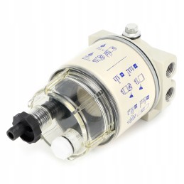 Fuel filter water separator assembly with mounting