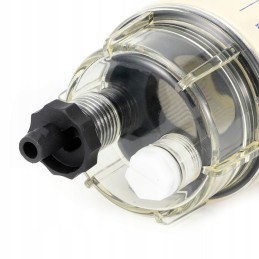 Fuel filter water separator assembly with mounting