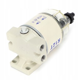 Fuel filter water separator assembly with mounting