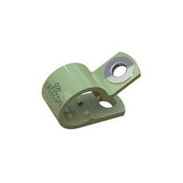 1 pcs : NM-14-R14 - Cable Mounting & Accessories MS25281-R14, Loop Clamp , Green,7/8 in Hold, Clamp w/Eyelet, Green