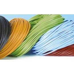 1 Bag of 100 M - HellermannTyton PVC Red Cable Sleeve, 4mm Diameter, 100m Length