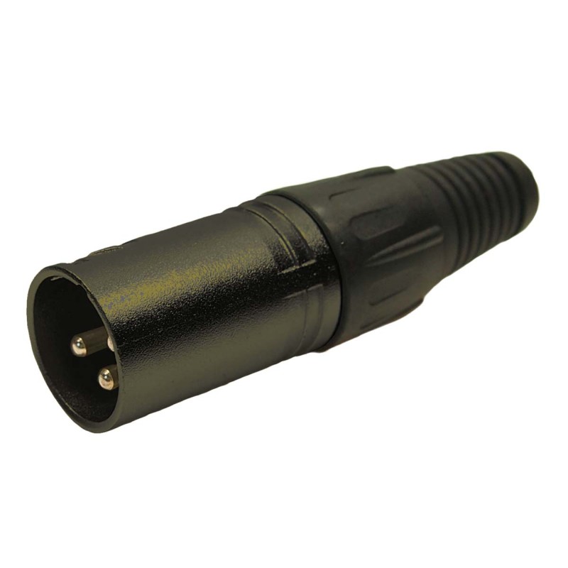 1 Bag of 2 - RS PRO Cable Mount XLR Connector, Male, 3 Way, Silver Plating