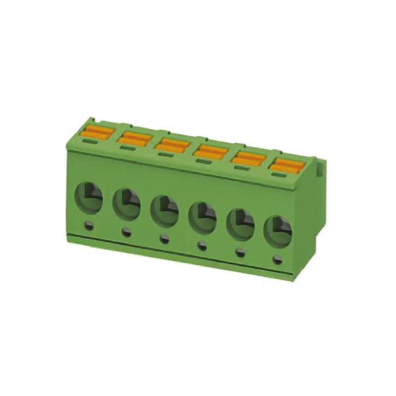10 pcs - Phoenix Contact 5mm Pitch 6 Way Horizontal Pluggable Terminal Block, Plug, Cable Mount, Screw Termination