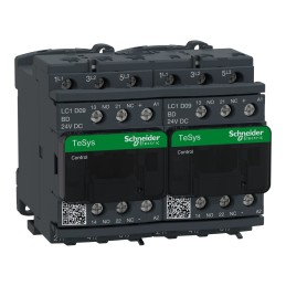 1 pcs - Schneider Electric LC2D Series Contactor, 24 V dc Coil, 3-Pole, 9 A, 5.5 kW, 3NO, 690 V ac