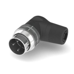 1 pcs - RS PRO 3 Pole Right Angle M16 Din, 4A, 100 V IP40, Screw Lock, Male, Cable Mount
