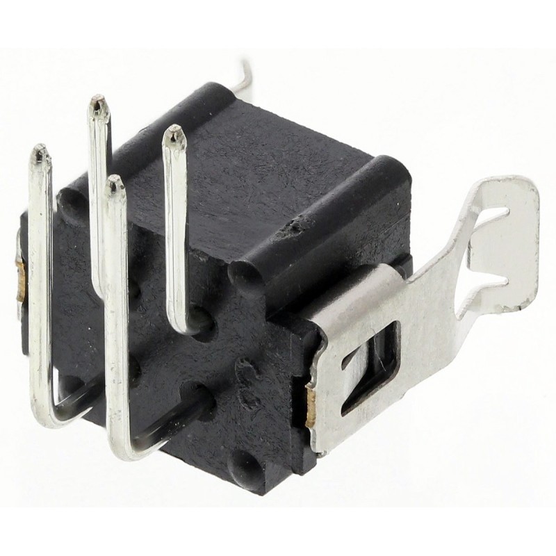 32 pcs - HARWIN Datamate J-Tek Series Right Angle Through Hole PCB Header, 4 Contact(s), 2.0mm Pitch, 2 Row(s), Shrouded