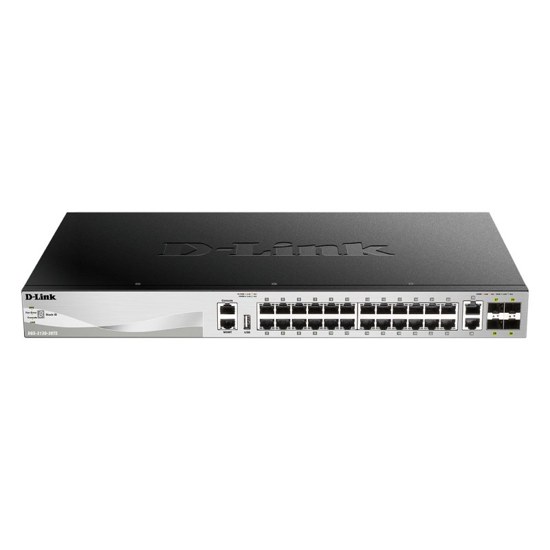 1 pcs - D-Link DGS-3130-30TS, Managed Switch 30 Port Network Switch UK