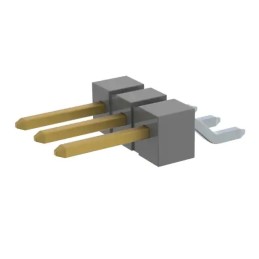 10 pcs - Samtec TSM Series Horizontal Surface Mount Pin Header, 3 Contact(s), 2.54mm Pitch, 1 Row(s), Unshrouded