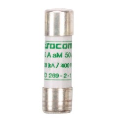 10 pcs - Socomec 20A Cartridge Fuse, 10 x 38mm