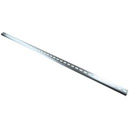 4 pcs - RS PRO Steel Perforated DIN Rail, Top Hat Compatible, 1m x 35mm x 7.5mm