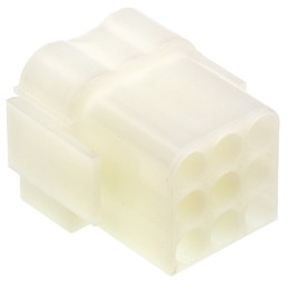 10 pcs - TE Connectivity, Commercial MATE-N-LOK Female Connector Housing, 6.1mm Pitch, 9 Way, 3 Row