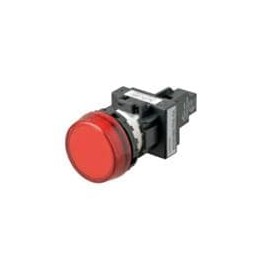 1 pcs : M22N-BN-TWA-WC-P - LED Panel Mount Indicators PshIn Flat Ind,White,24VAC/DC