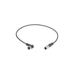 1 pcs : 21348487491005 - Ethernet Cables / Networking Cables M12-A 4PIN M/F ST/RA DOUBLE END 0.5M PUR