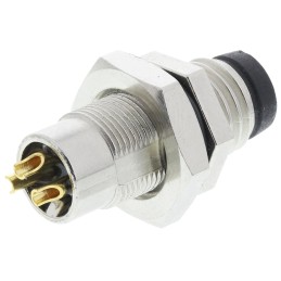 1 pcs - TE Connectivity Circular Connector, 3 Contacts, Panel Mount, M8 Connector, Plug, Male, IP67, M8 Series