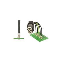 1 pcs : 09080007123 - Heavy Duty Power Connectors HAN-FAST LOCK 12-10 AWG W/PIN, AG