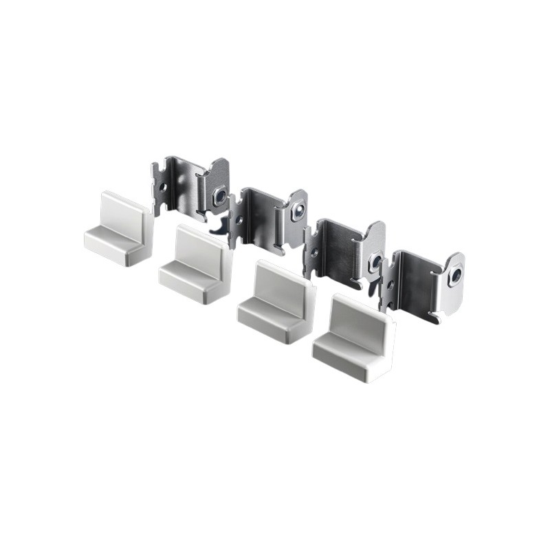 4 pcs - Rittal AX Series Steel Wall Mounting Bracket for Use with AX, KX