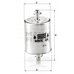 Fuel filter mwk 44 mann filter