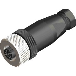 1 pcs - RS PRO Circular Connector, 4 Contacts, Screw, M12 Connector, Socket, Female, IP67