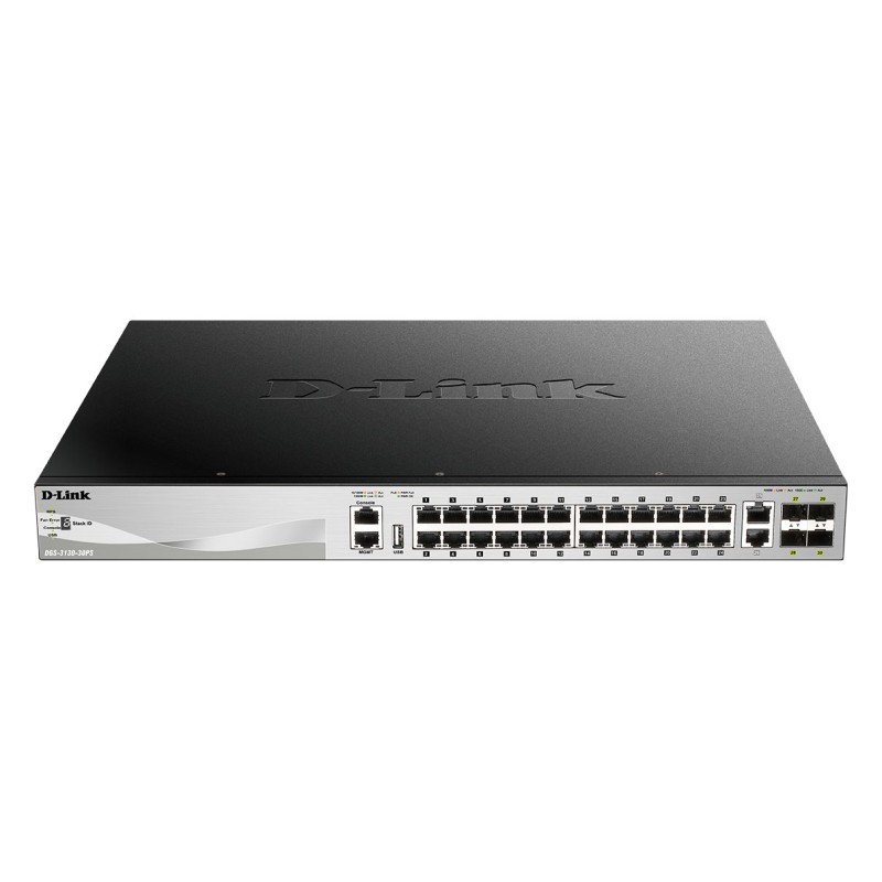 1 pcs - D-Link DGS-3130-30PS, Managed Switch 30 Port Network Switch With PoE UK
