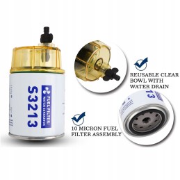 Fuel and water separator s3213 18 7928 filter