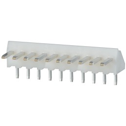 10 pcs - JST NH Series Right Angle Through Hole Pin Header, 10 Contact(s), 2.5mm Pitch, 1 Row(s), Unshrouded