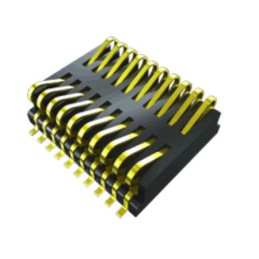 34 pcs - Samtec FSI Series Straight PCB Header, 30 Contact(s), 1.0mm Pitch, 2 Row(s), Shrouded