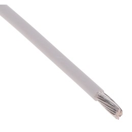 1 Reel of 100 M - RS PRO White 0.6 mm² Hook Up Wire, 20 AWG, 19/0.2 mm, 100m, PTFE Insulation