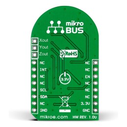 1 pcs - MikroElektronika TILTnSHAKE Click Accelerometer Sensor mikroBus Click Board for MMA8491Q