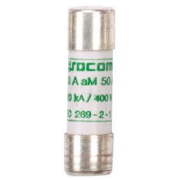 10 pcs - Socomec 500mA AM Cartridge Fuse, 10 x 38mm