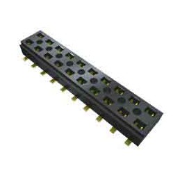 1 pcs - Samtec CLT Series Straight Surface Mount PCB Socket, 10-Contact, 2-Row, 2mm Pitch, Solder Termination
