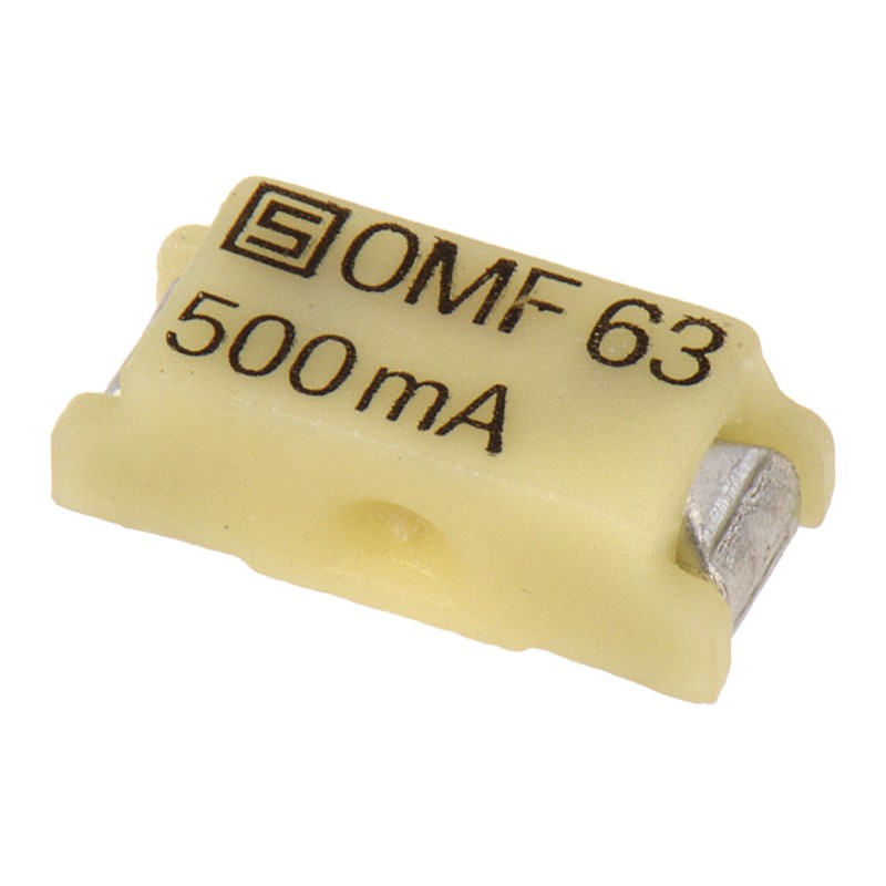 10 pcs - SchurterSMD Non Resettable Fuse 500mA, 63V ac/dc