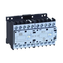 1 pcs - WEG CWCI0 Series Reversing Contactor, 24 V dc Coil, 3-Pole, 16 A, 7.5 kW, 3NO, 690 V ac