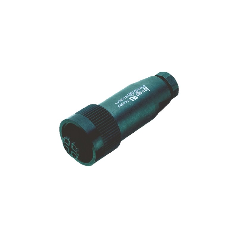 1 pcs - binder Circular Connector, 7 Contacts, Cable Mount, Socket, Female, IP67, 693 Series